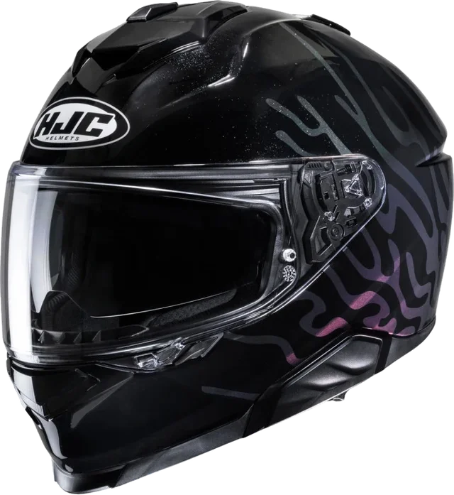 HJC i71 CELOS MC5 IRIDESCENT HELMET, Black