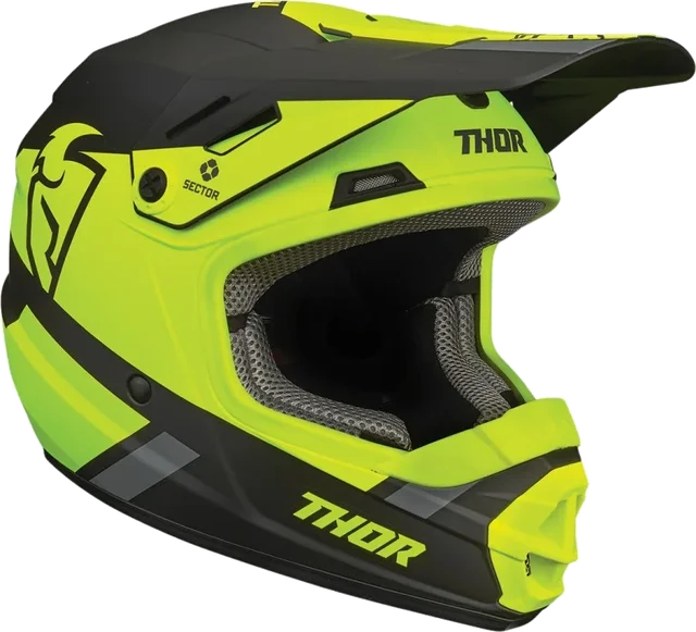 Thor Sector Mips Split Youth Helmet, acid black