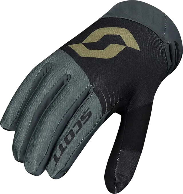 Scott GLOVES 450 PODIUM BLACK/GREY (L), black/gold