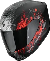 Scorpion Exo EXO-391 - WOLF, Noir Mat/Orange