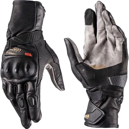 Leatt ADV X-Flow 8.5 Gauntlet Gloves, Stealth Black/Grey