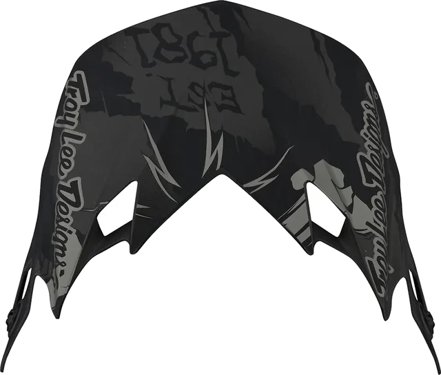 Troy Lee Designs SE4 Visor Strike Gray / Silver, gray silver
