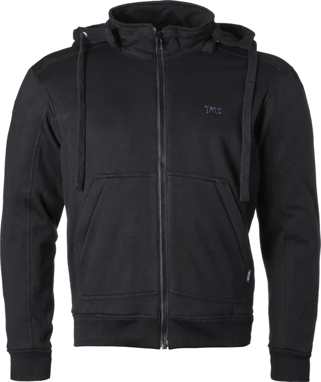 GMS Grizzly Motorcycle Hoodie, black