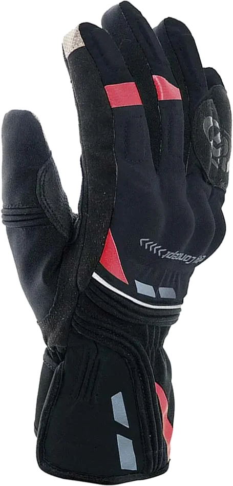 Garibaldi Safety Gloves, Black-Red