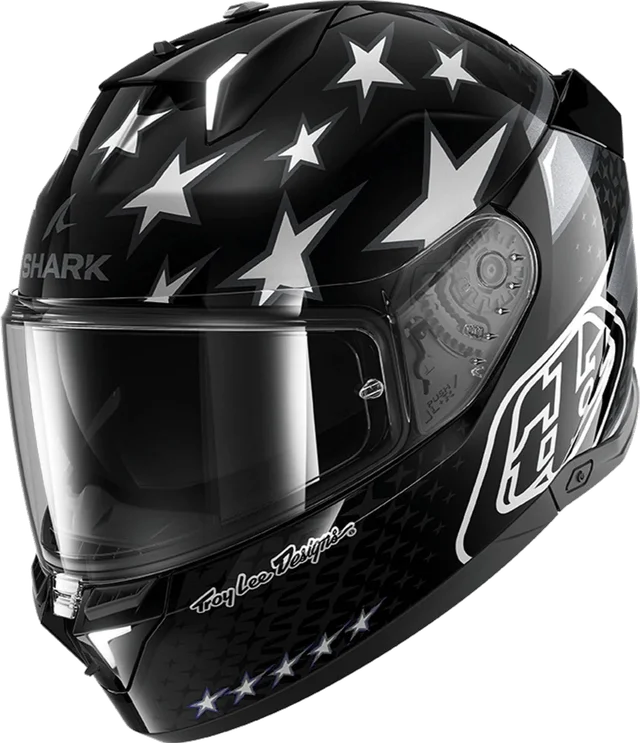 Troy Lee Designs Shark Skwal i3 US Flag Black / Anthracite Full Face Helmet