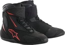 Alpinestars Mens Fastback-2 Drystar CE Riding Shoes, Black, Red