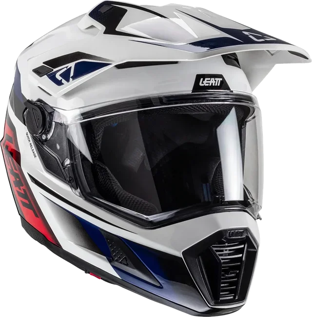 Leatt Helmet Adventure 8.5 Blue/Red/White Gloss, Blue