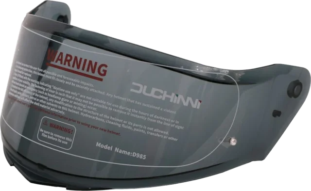 Duchinni D985 Visor - Dark Tint, Dark
