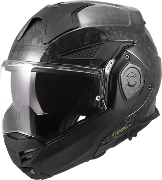 LS2 Advant X Carbon Helmet Solid Black Matt, gloss black