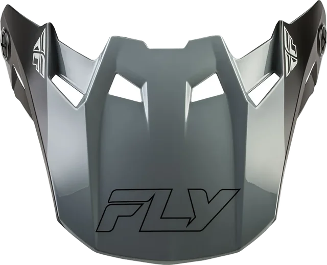 Fly Racing Formula CC Glide Visor Youth Helmet Accessories, grey light grey black