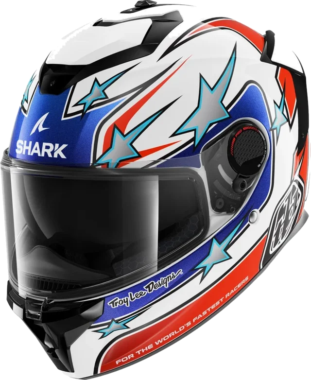 SHARK Spartan GT Pro TLD Flagstaff White / Red / Blue