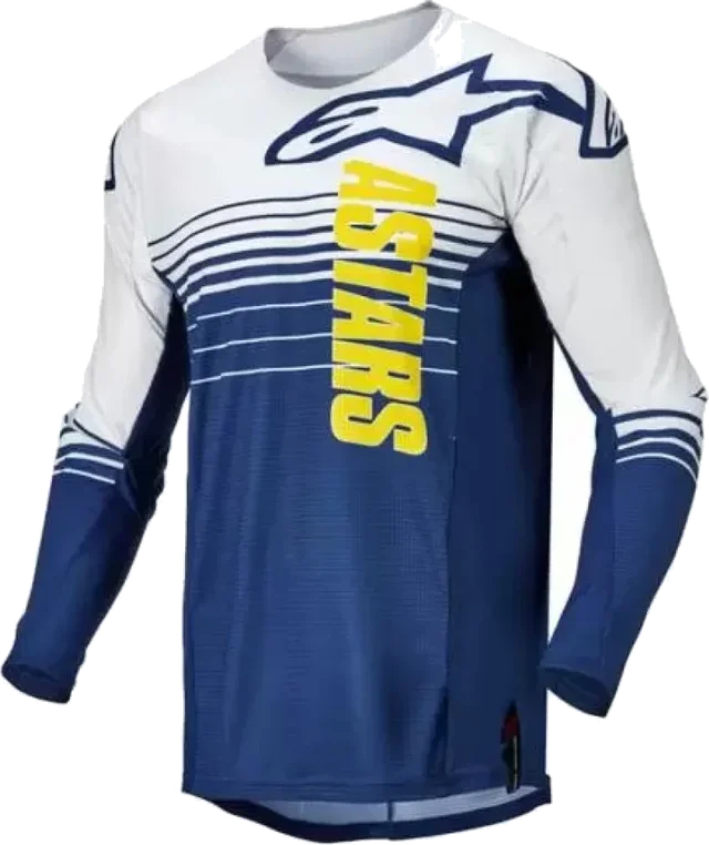 Alpinestars Techstar Phantom Jersey Dark Blue White, Dark Blue White