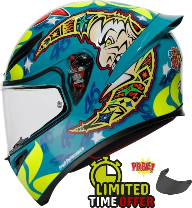 AGV K1-S Rossi Mugello 1999 - Free Dark Visor