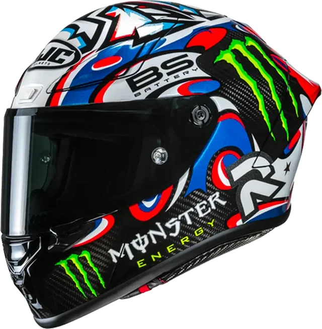 HJC Rpha1 V2 Carbon Helmet Quartararo Le Mans 3 MC21