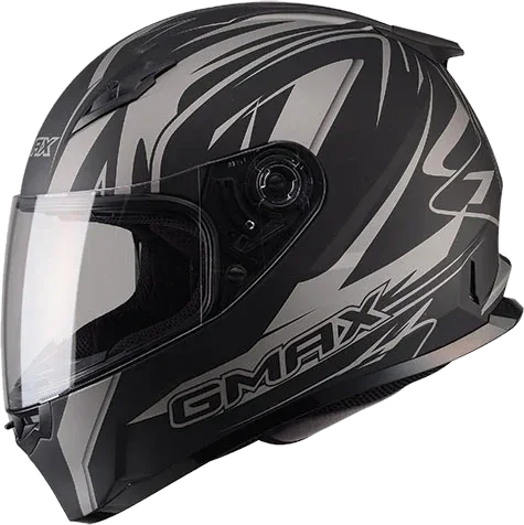GMAX GM49 FULL FACE HELMET, black grey