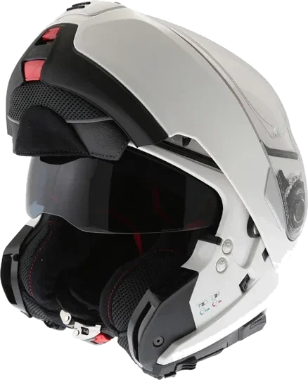Nolan N100-5 Classic N-Com Helmet 005 White, 005 White