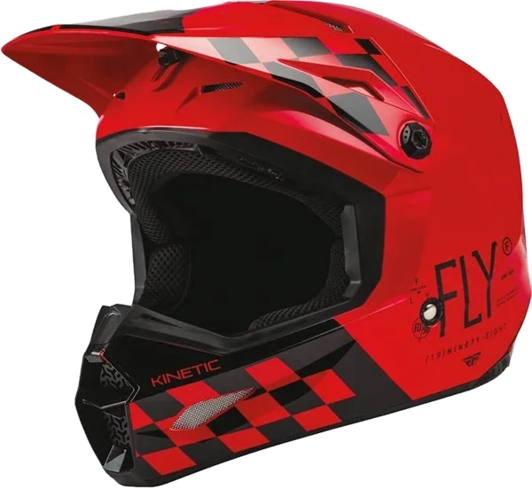 Fly Racing Kinetic Rival Youth Helmet, Red/Black