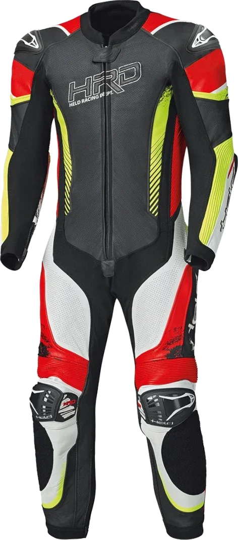 Held Brands Hatch 1 Piece Leather Suit - Black / White / Red, black/white/red