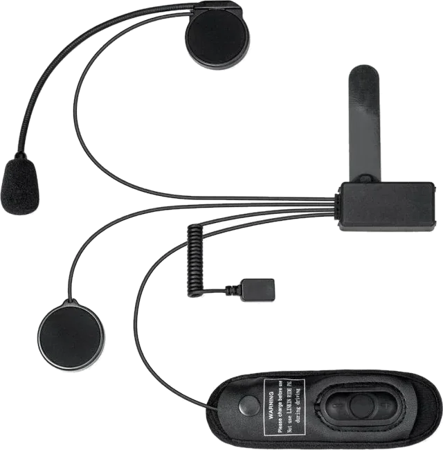 LS2 Linkln Ride Pal 3 by Sena, Black