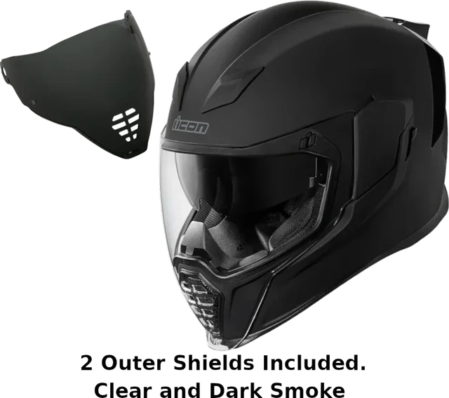 Icon Airflite Full Face Helmet Rubatone Dark Smoke Shield