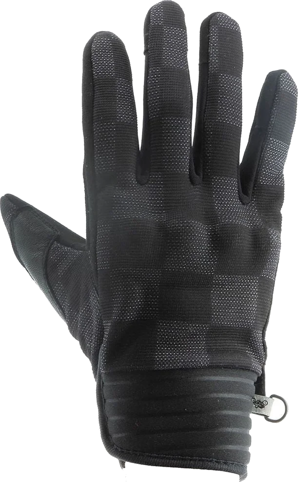 Helstons Simple Summer Amara 4Ways Textile Gloves Black / Grey