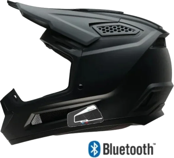Z1R Dirt Maxx Vortex Off Road Bluetooth Helmet Matte Black
