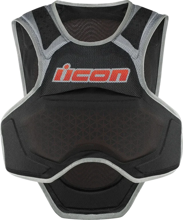Icon Field Armor Softcore Vests, megabolt black