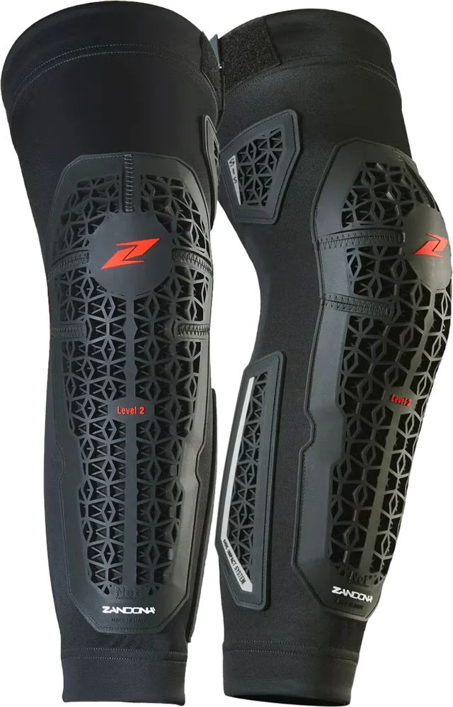 Zandonà Zandona Netcube Pro-Fit Long Knee Protectors, black