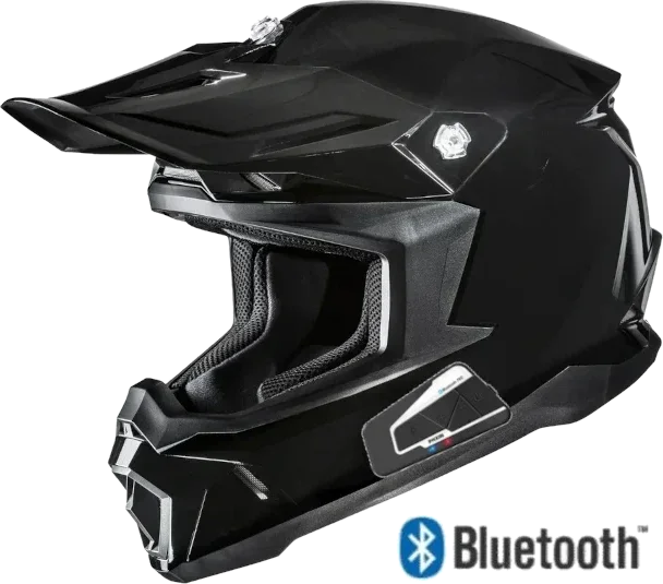 HJC C50 Off Road Bluetooth Helmet Metal Black