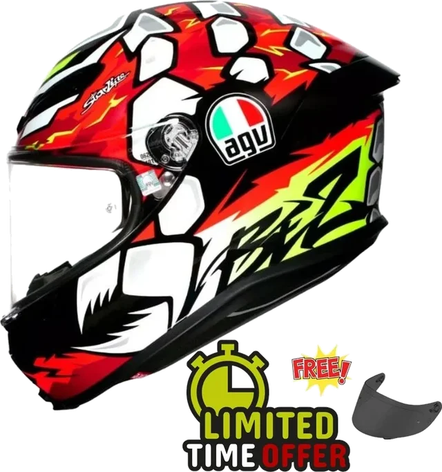 AGV K6-S Bezzecchi 2024 - Free Dark Visor