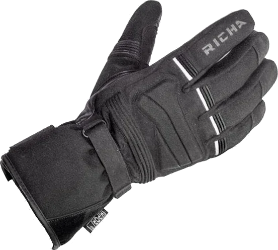 Richa Peak Gloves - Black, Black / Yellow