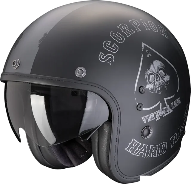 Scorpion BELFAST EVO SPADE, Matt Black-Silver
