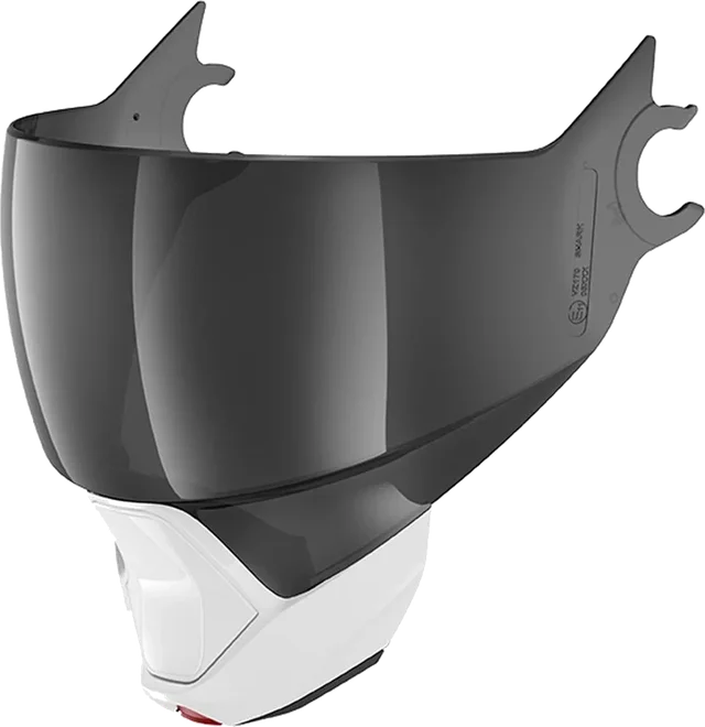 Shark Anti Scratch / Anti Fog Visor Dark Smoke With White Chin Guard For Evo Jet Helmets