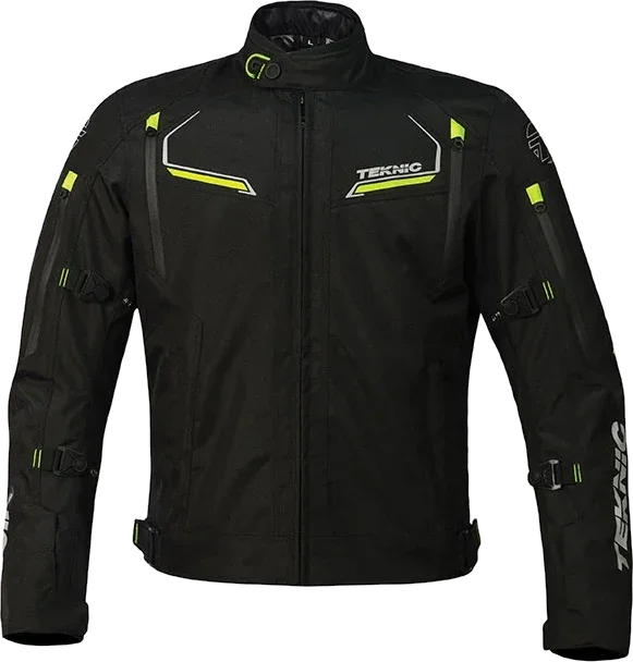 Teknic Mens Explorer Textile Jacket, high visibility black