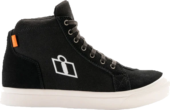 ICON Motorcycle Boots Carga, black white