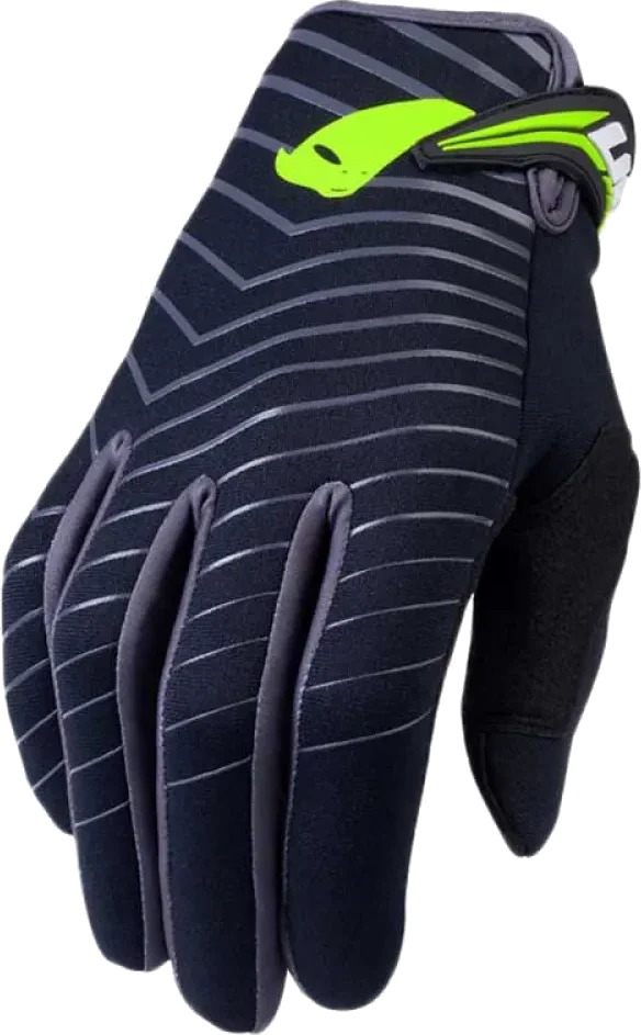 UFO Ninja Neoprene Off-road Gloves, Black
