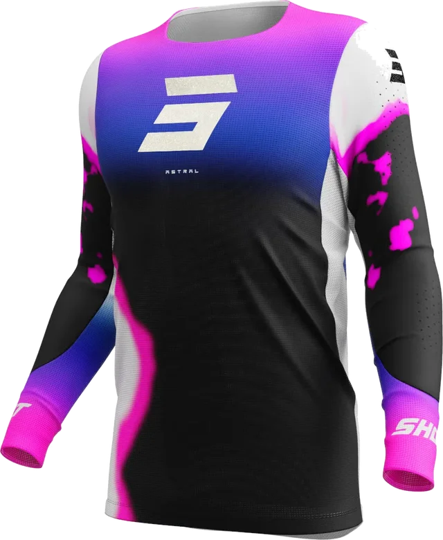 Shot Aerolite Astral Motocross Jersey, blue/pink