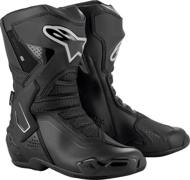 Alpinestars Stella SMX-6 V3 Drystar Waterproof Boots - Black / Silver, black silver