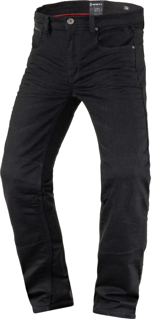 Scott Denim Stretch Motorcycle Jeans, black