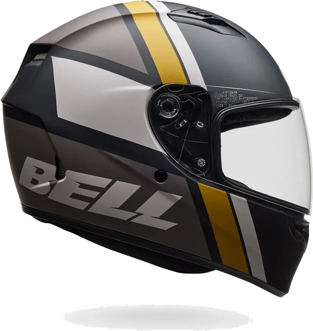 Bell Helmets Bell Qualifier Chasm Helmet CLOSEOUT, gloss black amber gold