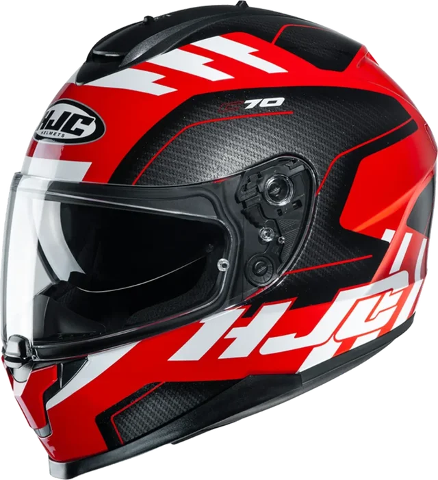 HJC C70 Helmet Koro MC1 Black/Red Gloss