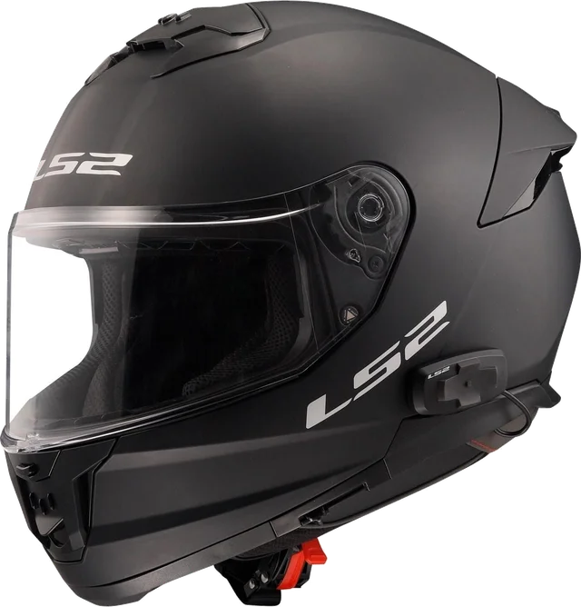 LS2 FF808 Stream II Matt Black, Matte Black