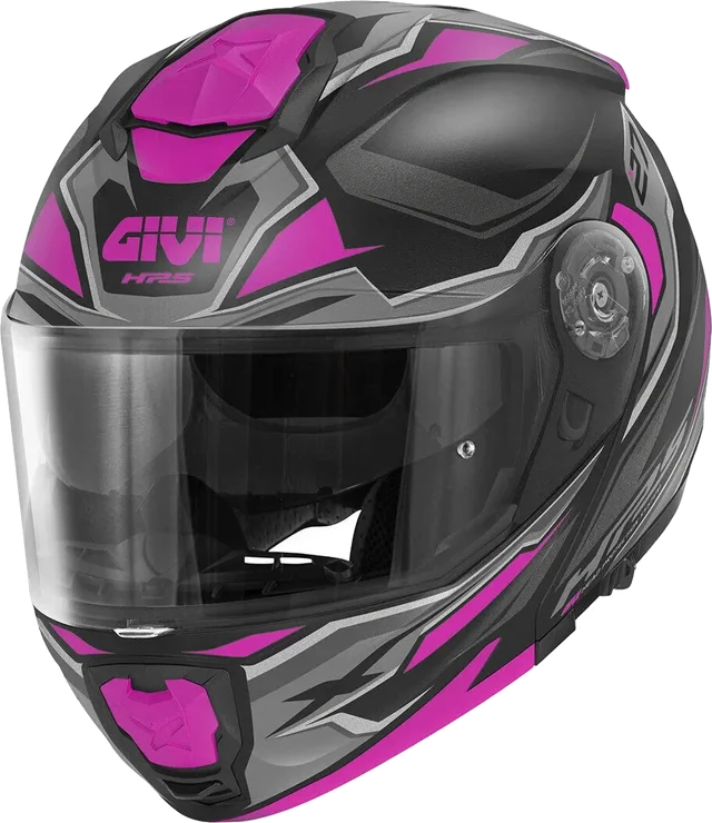 Givi X27 Sector Helmet Black Titanium Fuschia, Black Titanium Fuschia