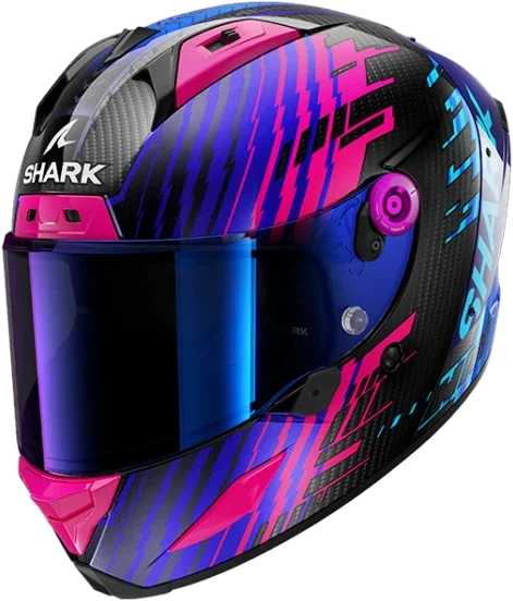 SHARK AERON EDGY DBU Supplied with a Blue and Clear Visor