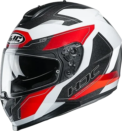 HJC C70 Helmet Canex MC1 Black/White/Red