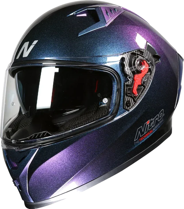 Nitro N501 Apex DVS Helmet Chameleon Blue, Chameleon Blue