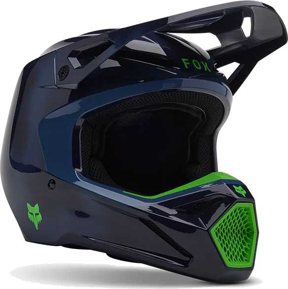 Fox Racing V1 Taunt Helmet (Youth), Navy