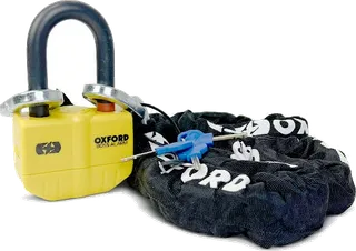 Oxford Boss Alarm Disc Lock with Chain Combo