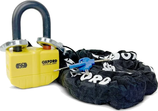 Oxford Boss Alarm Disc Lock with Chain Combo