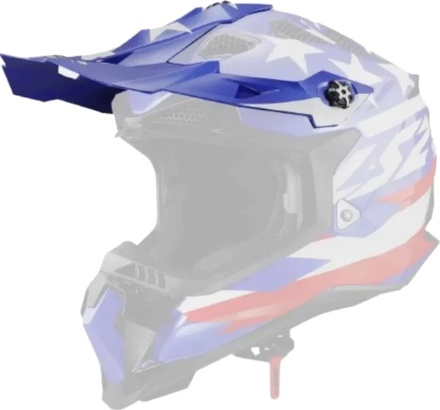 LS2 Subverter EVO United Peak Helmet Accessories, red white blue